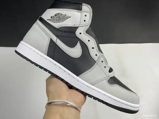 Light Smoke Air Black 555088-035 Grey Retro White Jordan 1 High 0407